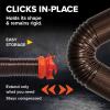 imageCamco RhinoFLEX 20Ft RV Sewer Hose Kit  Features Clear Elbow Fitting wRemovable 4in1 Adapter  Connects to 3 Slip or 3354 NPT Threaded Sewer Connection 3974215 Rhino Sewer Hose