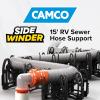 imageCamco Sidewinder 15Ft RV Sewer Hose Support  Flexible Telescoping Design for Avoiding Obstacles ampamp Deep Cradles Secure RV Sewer Hose  OutofTheBox Ready ampamp Folds for RV Storage 4304315Foot