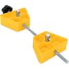 imageCamco Small RV Wheel Stop with Lock  Stabilizes Your Trailer  Compatibile with Tires with a 26quot to 30quot Diameter ampamp 1 quot to 3 quot Tire Spacing 44653 Yellow