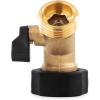imageCamco Solid Brass 45 Degree Drinking Water Valve with Garden Hose Connections 20173Water Hose Valve