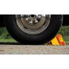imageCamco Standard Wheel Chock for Trailers ampamp RVs  Heavy Duty Trailer Wheel Chock Constructed of Durable Plastic wUV inhibitors  for Use wTires Up to 26inches  ReHitch in Confidence  44412Large