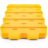 imageCamco Standard Wheel Chock for Trailers ampamp RVs  Heavy Duty Trailer Wheel Chock Constructed of Durable Plastic wUV inhibitors  for Use wTires Up to 26inches  ReHitch in Confidence  44412Extra Large