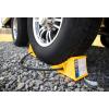 imageCamco Standard Wheel Chock for Trailers ampamp RVs  Heavy Duty Trailer Wheel Chock Constructed of Durable Plastic wUV inhibitors  for Use wTires Up to 26inches  ReHitch in Confidence  44412Dual Standard w Rope