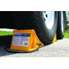 imageCamco Standard Wheel Chock for Trailers ampamp RVs  Heavy Duty Trailer Wheel Chock Constructed of Durable Plastic wUV inhibitors  for Use wTires Up to 26inches  ReHitch in Confidence  44412Standard w Rope  2 pack