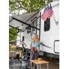 imageCamco Suction Cup Flag Holder  Features a Durable ABS Plastic Construction No Drilling Design and Holds Up to 3 Pounds 45502White