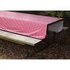 imageCamco Table Cloth Set with Table and Bench Covers RedWhite 51021Picnic Tablecloth Only
