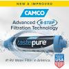 imageCamco Tastepure CamperRV Water Filter  Inline Water Filter Reduces Bad Taste Odor Chlorine ampamp Sediment  Ideal for RVs Campers Travel Trailers Boats  Made in the USA  400411 Count Pack of 1