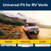 imageCamco Universal RV Roof Vent Replacement Kit  Fits Standard 14quot x 14quot Vent Openings  Works with Jensen Ventline and Elixir Models  Includes 3 Hardware Options 40195