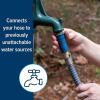 imageCamco Water Bandit  Easily Connect Your RV Water Hose to Damaged or Stripped Faucet Threads or Faucets without Thread  Features a Highly Flexible SiliconePolymer Sleeve 22484No Size