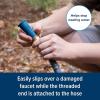 imageCamco Water Bandit  Easily Connect Your RV Water Hose to Damaged or Stripped Faucet Threads or Faucets without Thread  Features a Highly Flexible SiliconePolymer Sleeve 22484No Size