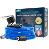 imageCamco 12Ft Heated Water Hose for RV  Water Line Freeze Protection Down to 40FC  Features EnergySaving Thermostat ampamp Includes Adapter for Connection to Either End of Hose 2292140Degree