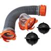 imageCamco 3Foot Super HeavyDuty Tote Tank Sewer Hose Kit  18mil HTS Vinyl 39645 Black