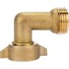 imageCamco 90Degree Hose Elbow For RVs  Solid Brass Construction Certified LeadFree  Features Convenient Easy Grip Connector  For RV Water Hoses Residential Outdoor Faucets ampamp More  2Pack 2250790 Degree Hose Elbow