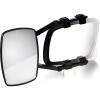 imageCamco ClampOn Dual View Towing Mirror  Features 2 Independently Adjustable Mirrors and an Aerodynamic Design  Black 256531 Count Pack of 1
