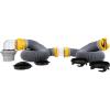 imageCamco Deluxe 20 ft Sewer Hose Kit  Includes 210 ft RV Sewer Hoses PreAttached 360Degree Swivel Fittings and Wye Connector  Ready To Use RV Sewer Kit Easily Compresses for Storage 3966620 Sewer Hose Kit