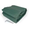 imageCamco Durable Reversible RV Camper Awning Mat with Carry Bag  Helps Avoids Dirt from Being Tracked  Perfect for Campsites Beaches Picnics 7 X 15 Gray 42812Green