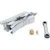 imageCamco EazLift Heavy Duty Wheel Stop with Ratchet Wrench Stabilizes Your Truck by Securing Tandem Tires to Prevent Movement Spaced 310quot Apart Large 44662