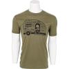 imageCamco Life is Better at The Campsite Crew Neck Short Sleeve TShirt  Features Soft RingSpun Cotton Fabric Graffiti RV Design on Olive and is Machine Washable  XLarge 53343