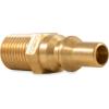 imageCamco Propane QuickConnect Fitting Allows You to Add a Convenient ConnectDisconnect Method to Your Low Pressure Appliances 14quot NPT x Full Flow Male Plug 59903