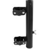 imageCamco RV Ladder Mounted Flagpole Holder  Allows for a Flag to Fly from Your RVs Ladder  Compatible with Most RV Ladder Rails 51612 Black