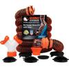 imageCamco RhinoEXTREME 20 CamperRV Sewer Hose  RV Accessories Include 360 Clear Swivel Wye Fitting ampamp Removable 4in1 Adapter for Storage and Organization ampamp More  TPE Tech for Durability 21056