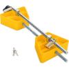 imageCamco Small RV Wheel Stop with Lock  Stabilizes Your Trailer  Compatibile with Tires with a 26quot to 30quot Diameter ampamp 1 quot to 3 quot Tire Spacing 44653 Yellow