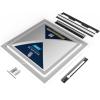imageCamco Universal RV Roof Vent Replacement Kit  Fits Standard 14quot x 14quot Vent Openings  Works with Jensen Ventline and Elixir Models  Includes 3 Hardware Options 40195