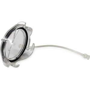 imageCamco 39455 Clear RV Sewer Cap with Lanyard  Prevents Leaks and Spills from Your RVs Sewer SystemOne Size