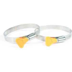 imageCamco 39553 RV Sewer Hose 3quot TwistIt Clamps  Pack of 2
