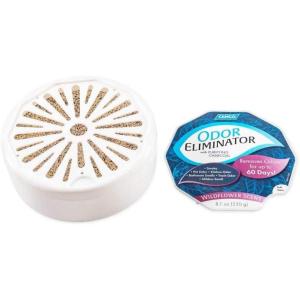 imageCamco 44260 Smell Eliminator with Purifying Charcoal  Absorbs and Eliminates Foul Smells  Features a LongLasting Wildflower Scent for Up to 60 Days81 Fl Oz Pack of 1