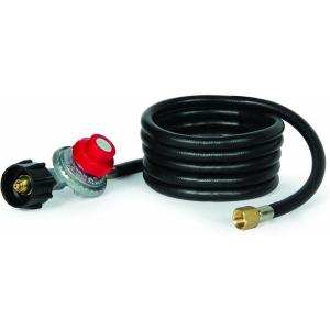imageCamco 58034 8 Propane Hose with Regulator for Little Red Campfire Black