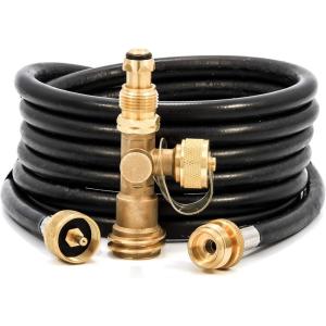 imageCamco 59103 Propane Brass Tee with 3 Port and 12 Hose
