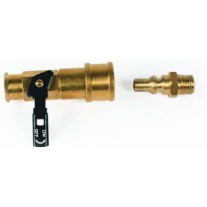 imageCamco 59853 Propane Quick Connect Kit  Valve ampamp Full Flow Plug