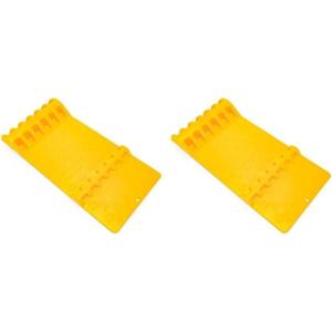 imageCamco AccuPark Vehicle Parking Aid  Features Heavy Duty High Visible Resin Design  Easy Installation with Adhesive Strips  Measures 1838 x 334 x 113  1Pack 44442One Size Pack of 2