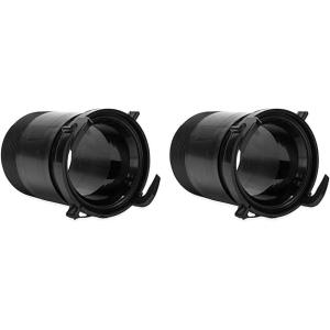 imageCamco CamperRV Sewer Fitting Adapter  Features a Straight Fitting ampamp Bayonet Fitting  Simple Camper Sewer Hose Hookup 394221 Count Pack of 2