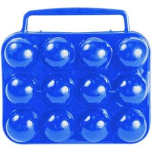 imageCamco Egg Carrier Holder with Builtin Handle  Ideal for RVing Camping Tailgating Picnics Road Trips and More  Safely Carry Up to 12 Eggs  Blue 51015
