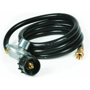 imageCamco Low Pressure Gas Regulator  Rated at 70000 BTUs Per Hour  Includes 8Foot Hose  Great for Camping RVing Grilling and More 57704Regulator with 6 Hose
