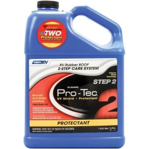 imageCamco ProTec Rubber Roof Protectant Gallon  Reduces Roof Chalking and Resists Dirt Helps Extend The Life of RV and Trailer Rubber Roofs 414481 Gallon