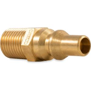imageCamco Propane QuickConnect Fitting Allows You to Add a Convenient ConnectDisconnect Method to Your Low Pressure Appliances 14quot NPT x Full Flow Male Plug 59903