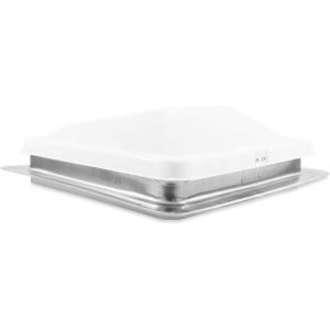 imageCamco RV Roof Vent Kit  Features Waterproof Design ampamp Translucent Lid  Seals Out Wetness ampamp Insects While Providing Better Airflow  Replace Ventline Jensen ampamp Elixir Vents 40480