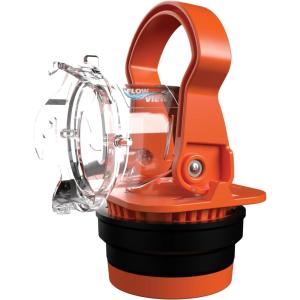 imageCamco Rhino RV Sewer Adapter PRO  Clear Sewer Hose Elbow with Drain Lock Adapter  Includes Ergonomic Handle ampamp Flexible Adapter 39730