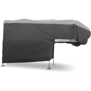 imageCamco ULTRAGuard CamperRV Cover  Fits SlideIn Campers Up to 19 8quot  Features Zipper Entry Doors ampamp Covered Air Vents  Crafted of Polypropylene  Storage Bag for RV Storage and Organization 4577316  18