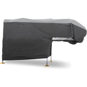 imageCamco ULTRAGuard CamperRV Cover  Fits SlideIn Campers Up to 19 8quot  Features Zipper Entry Doors ampamp Covered Air Vents  Crafted of Polypropylene  Storage Bag for RV Storage and Organization 45773176  196
