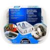 imageCamco 43517 White Sink Kit with Dish Drainer Dish Pan and Sink MatPack of 1