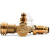 imageCamco 59113 Propane Brass Tee with 4 PortOne Size