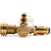 imageCamco 59125 Propane Brass Tee with 5 Hose