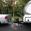 imageCamco EAZ Lift 14 x 25 x 55 inch RV Weight Distribution Steel Shanks with Powder Coated Finish and Open Head Adjustment Fits 2 x 2 Receiver BlackExtra HiLow Shank