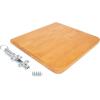 imageCamco Oak Accent CamperRV Countertop Extension  Designed w Oak  Features NonToxic Gloss Finish ampamp Metal Piano Hinge for Easy Folding  Measures 12 x 135 x 75 43421