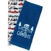 imageCamco Life is Better at The Campsite RV Dish Towel Set  Perfect for Drying Hands and Dishes  Includes a Set of 2 Towels  27Inches x 1612Inches 53301