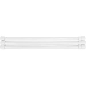 imageCamco 44053 28quot RV Refrigerator Bar Holds Food and Drinks in Place During Travel Prevents Messy Spills Spring Loaded and Extends Between 16quot and 28quot  White 3 Pack 44074